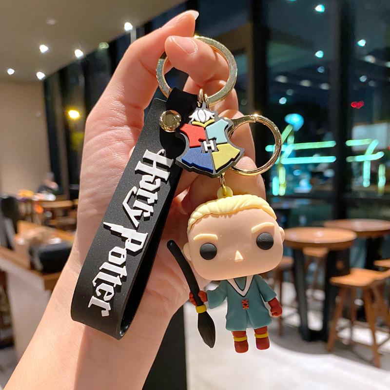 Creative Cartoon Rainbow Horse Unicorn Keychain Female Cute Ins Key Chain Student Schoolbag Pendant Small Gift