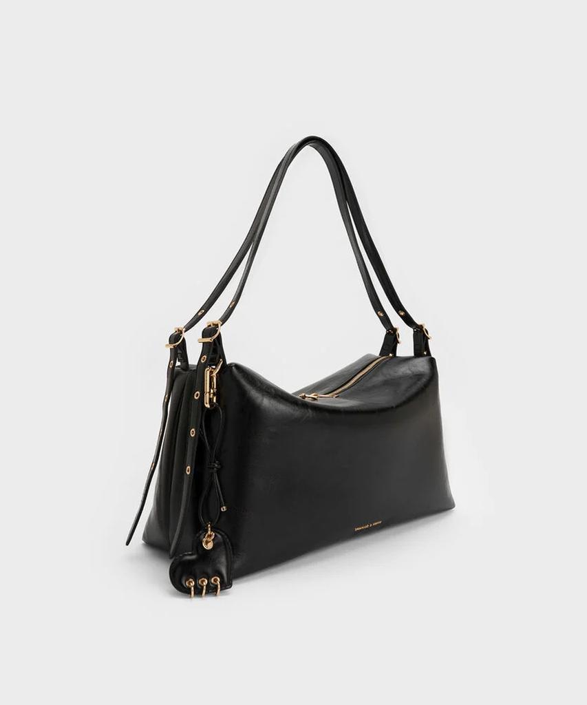 Charles & Keith Ray Slouch Shoulder Bag Ck2-20782876