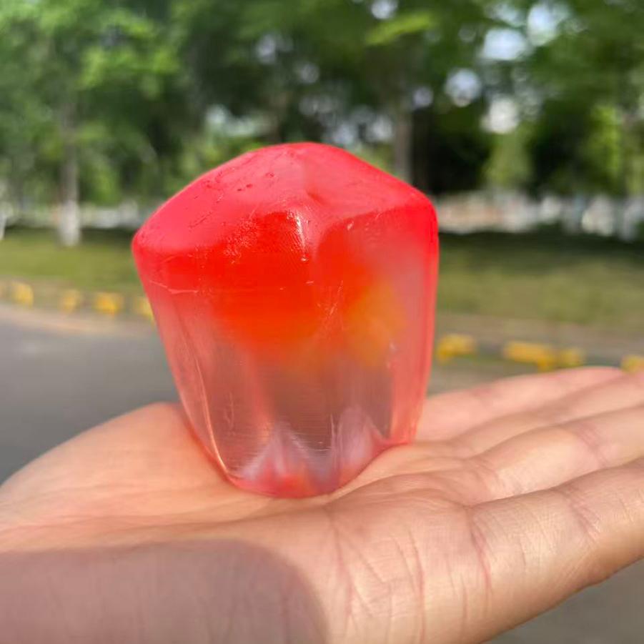 

Fake Food Squishy Pomegranate Squeeze Toy Super Clear Stress Relief Fidget Sensory Toys Slow Rebound Calming Gadget Squeeze Toy