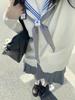 Women's School-Style JK Cardigan: New Design, Loose Fit, Versatile Long-Sleeved Knit Sweater for Students