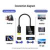 Shan Ze DP to VGA Adapter: High-Definition Laptop Graphics Card Connection Cable Converter