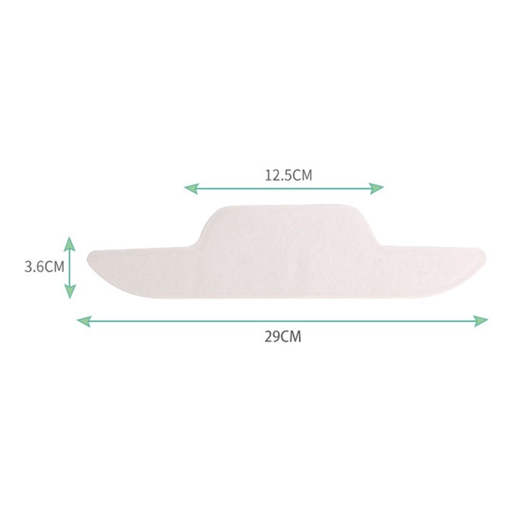 New 10Pcs Anti Perspiration Collar Sweat Patches White Disposable Absorbing Sweat Sticker Sweatproof Anti-Dirty Shirts Stickers