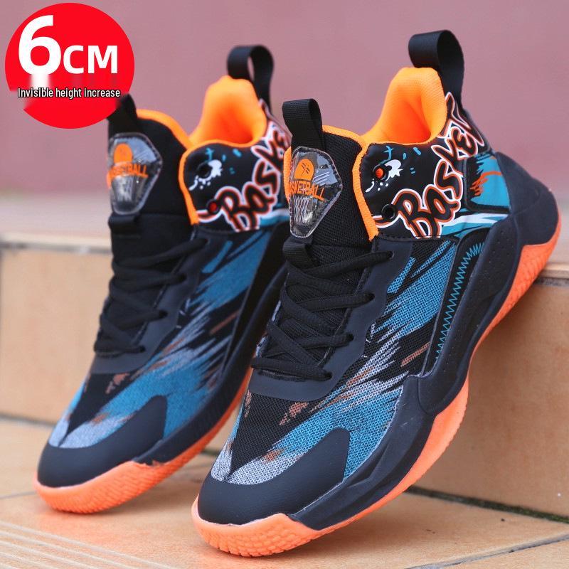 2026 Men's High-Top Breathable Basketball & Running Shoes - Non-Slip, Wear-Resistant for Teens & Adults, Spring/Summer Collection