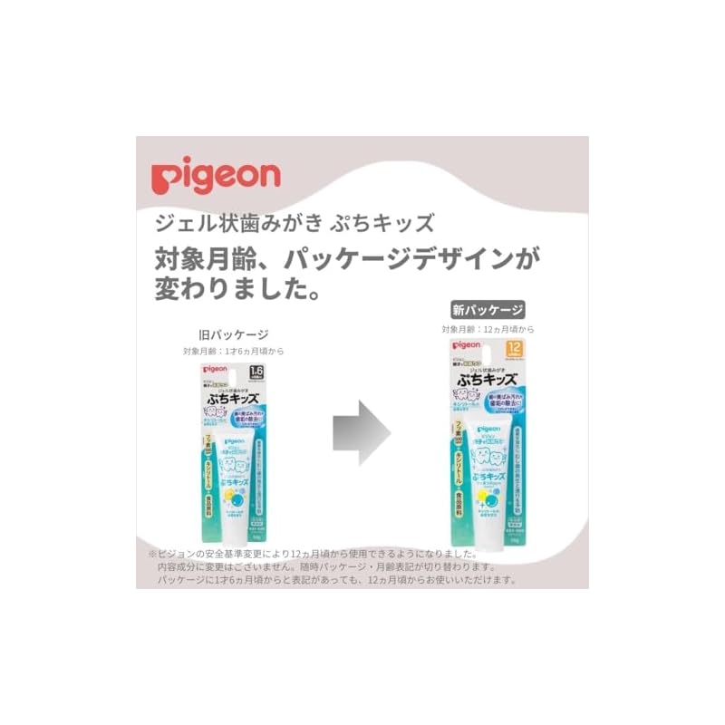 Pigeon Parent-Child Baby Tooth Care Gel Toothpaste Petit Kids Xylitol 50g (Quasi-drug)