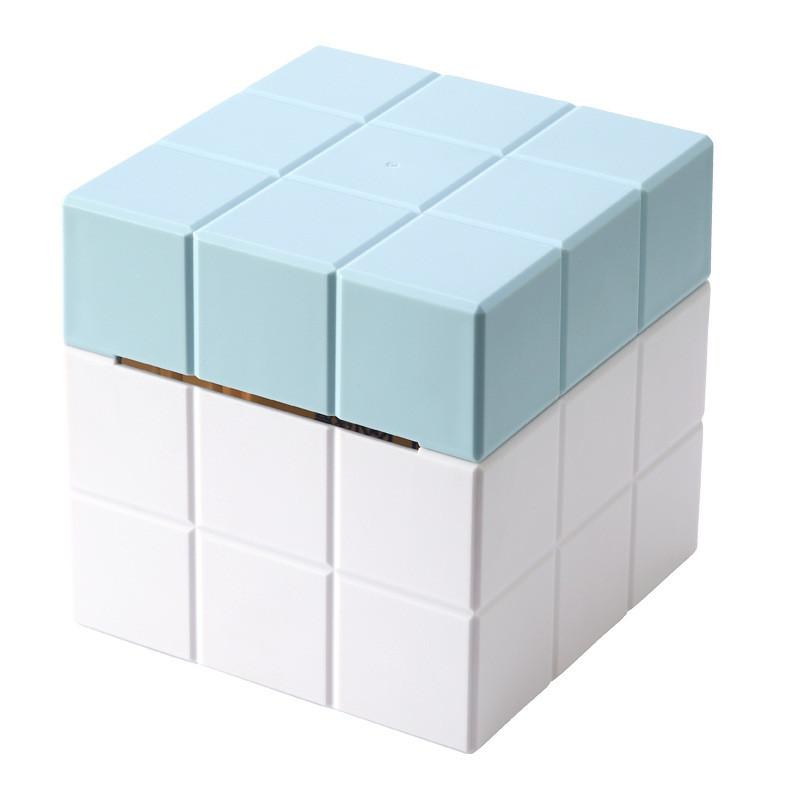Modern Minimalist Creative Cube Tissue Box With Plastic Material For Living Room And Bathroom Use