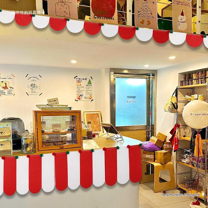 Guirlandes de fanions de Noël pour café ou décoration de chambre d'enfant