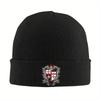 Templar Shield Cross Medieval  Sword Knights Knitted Caps Skullies Beanies Winter Hats Acrylic Armor Helmet Emblem Cap