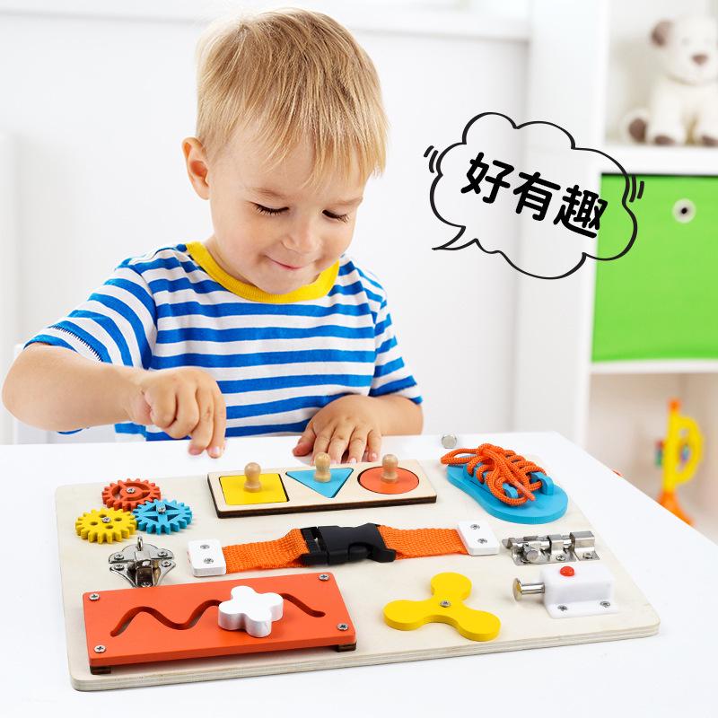 Montessori Puzzle Board: Educational Toy for Early Learning and Cognitive Development