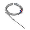 M8 Thread Type K Thermocouple 100mm Probe Temperature Sensor Wire 0 400 Celsius  (4 M)