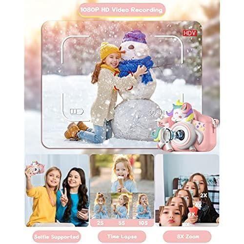 Appareil photo numérique enfant - gofunly x1 - 20mp - hd 1080p - 32gb sd carte