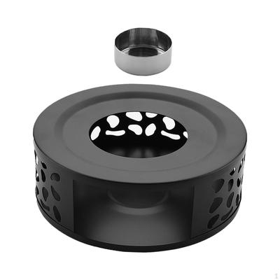 Coffee Tea Warmer Light Milk Hollow Frame Portable Teapot Heater Heating Base for