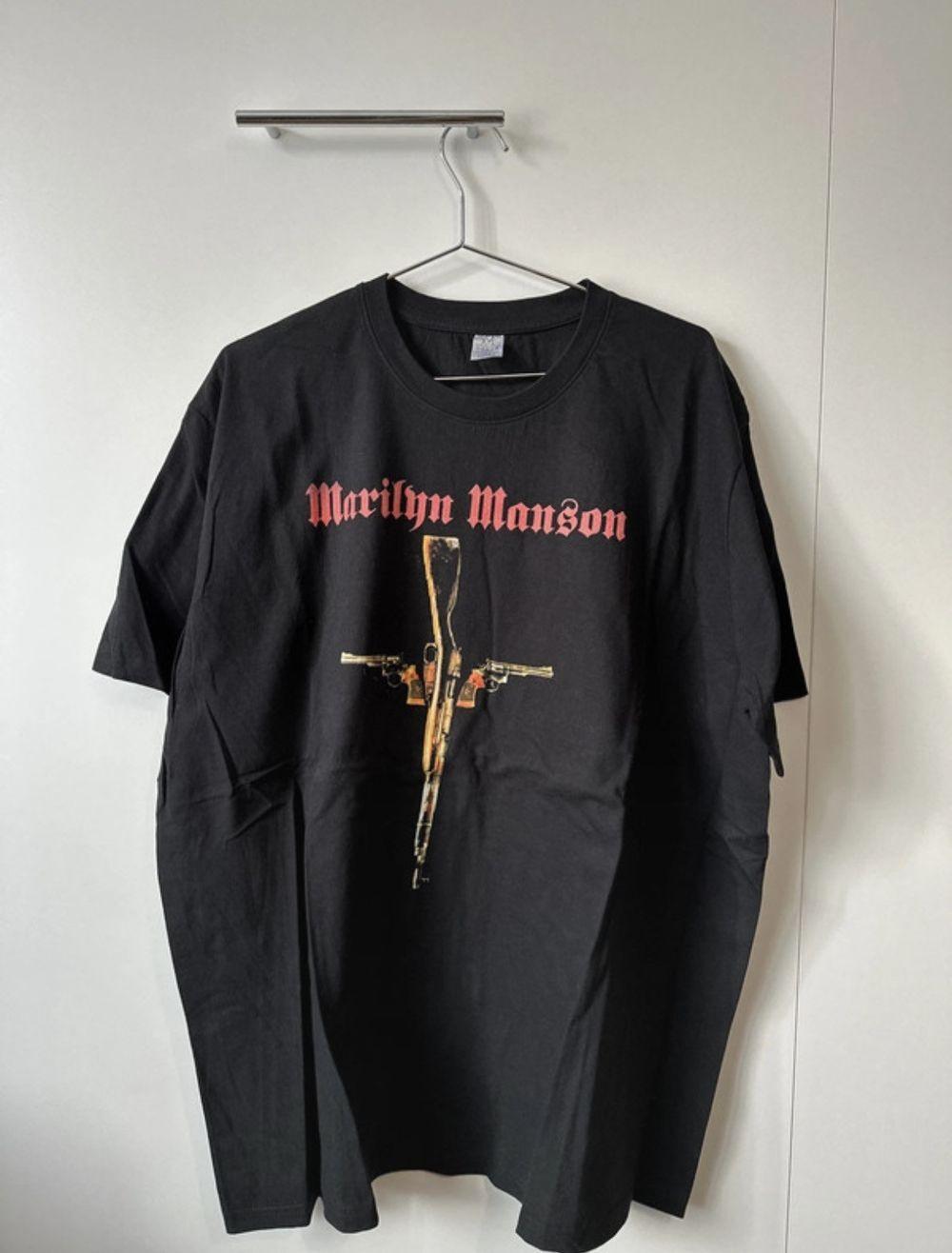 Marilyn Manson retro t-shirt classic style unisex S-5XL QT1348 M