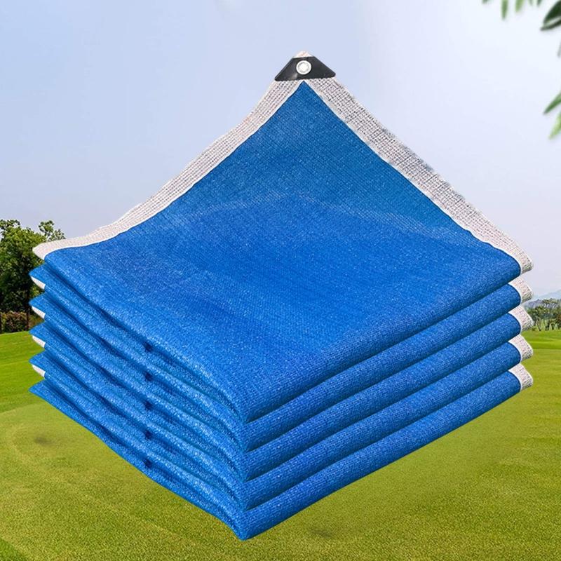 Mesh Sunscreen Net Edge Perforated Sunscreen Insulation Shade Net Outdoor Patio Balcony Garden Shading Net Car Protect Cover