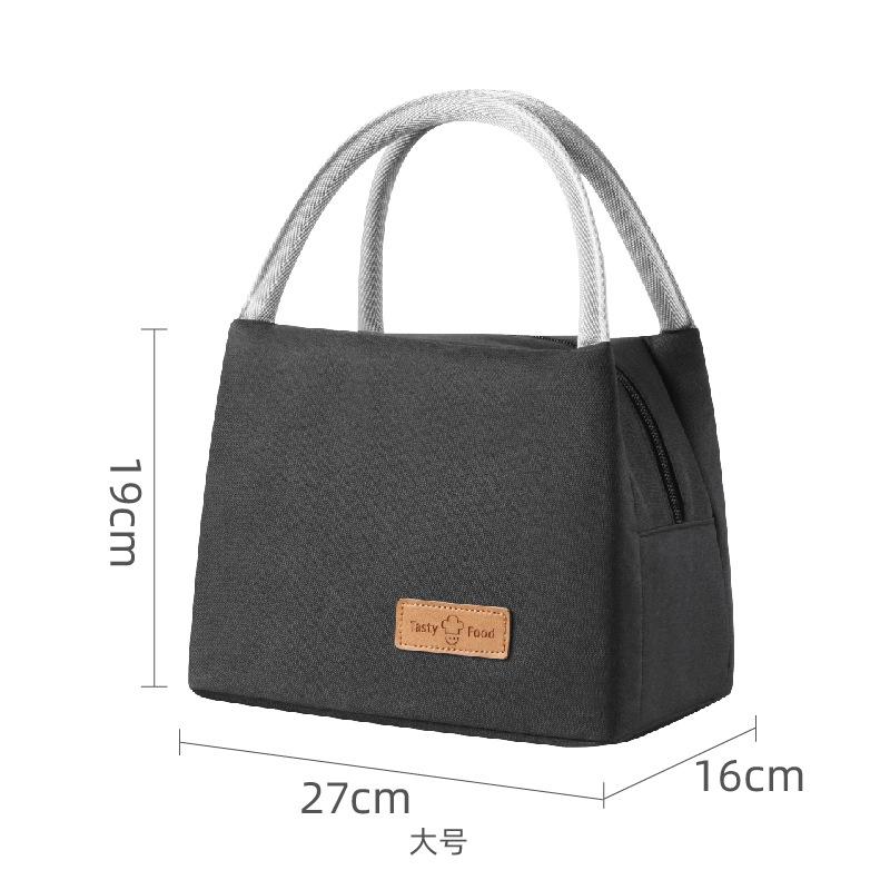 New Portable Lunch Bag For Women Fridge Bag Zipper Thermal Bag Crossbody Lunch Box Tote Food Picnic Beach Bag