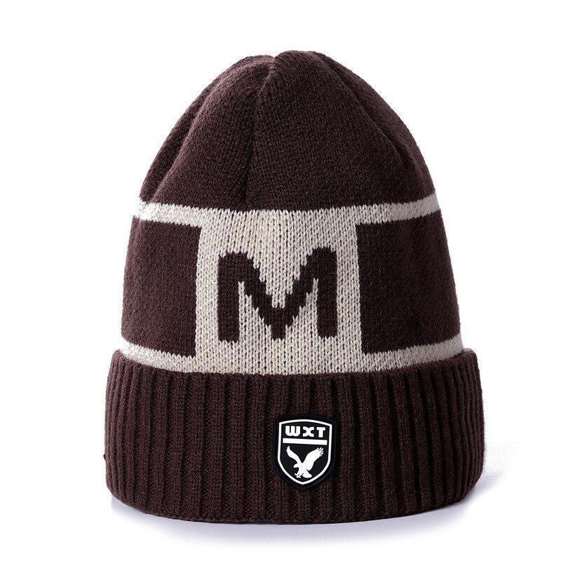 Nuovi cappelli invernali per uomo moda set caldo casual caldo cappello lavorato a maglia berretto da esterno cappello berretto