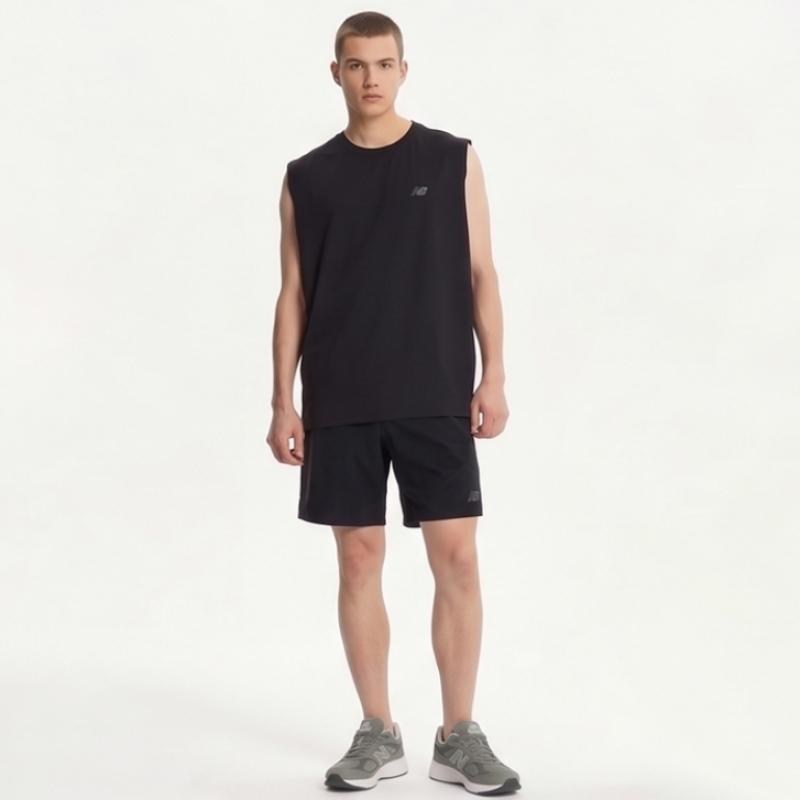New Balance Unisex Big Logo Tank Top Ice Nbngfco303 19