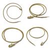 Bendable Snake Body Chain for Women Adjustable Punk Snake Belly Chain Flexible Multi-Purpose Bracelet Necklace Jewelry