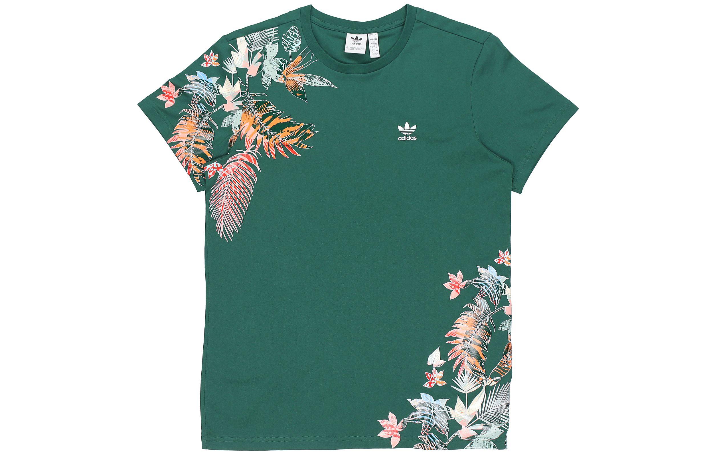 Adidas Originals T Shirt Women s Forest Green GR1387 34