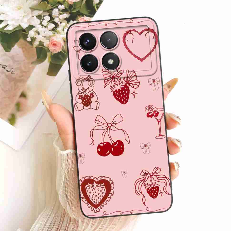 For Redmi K70 23113RKC6C Case Silicone Cute Cartoon Fashion Painting Back Cover For Redmi K 70 K70 5G Phone Cases Bumper Fundas