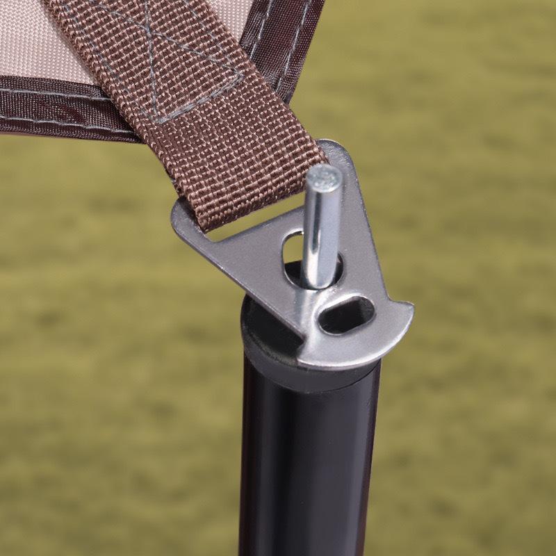 Stainless Steel Camping Tent Accessories - Wind Rope Triangle & Pole Support Loops