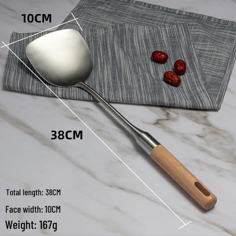 ZISIZ 3-Piece Thickened Stainless Steel Cooking Utensil Set