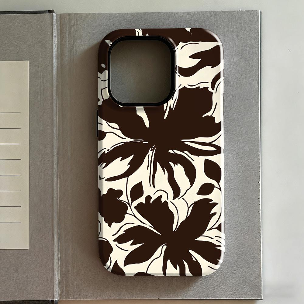 

Clmj Fashion Flowers Phone Case for Samsung Galaxy A56 A36 A26 S26 S25 S24 S23 S20FE Ultra 4G 5G Luxury Double-layer Back Cover Samsung S24 Plus 5G