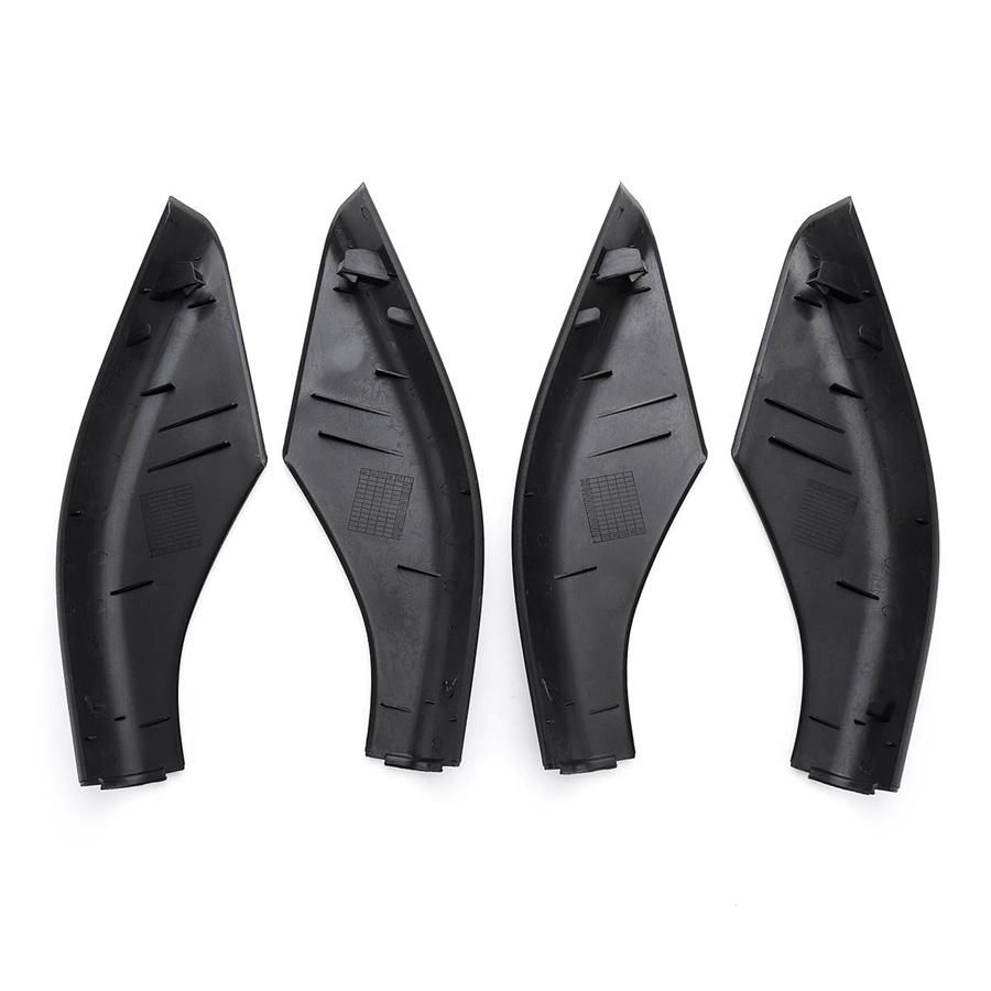 For Land Rover Freelander 2 2006-13 4PCS Black ABS Car Roof Rack Rail End Shell