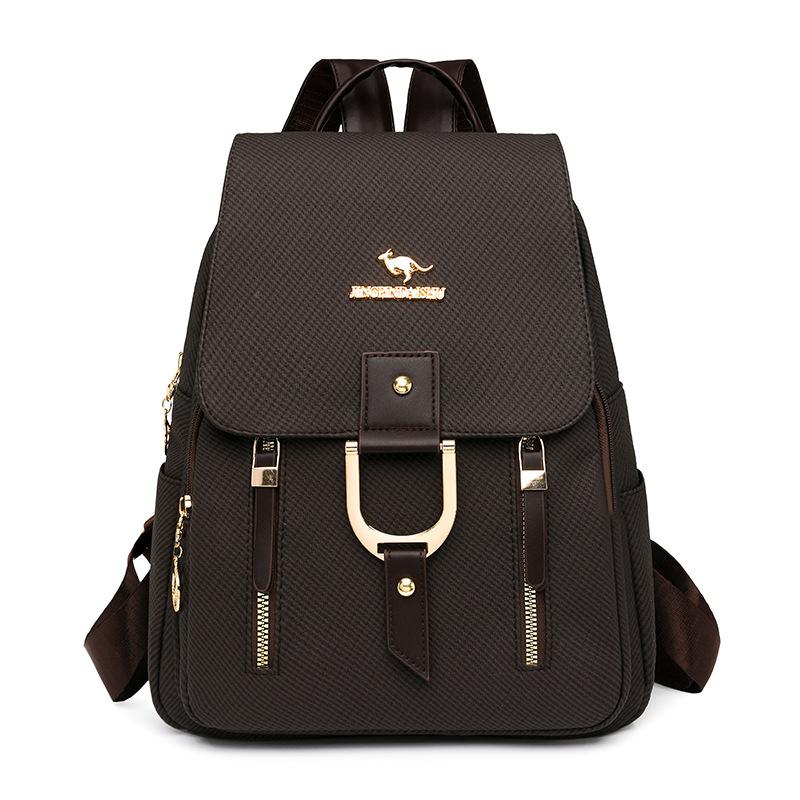 Ladies' Casual Backpack, Lightweight for Shopping Storage, Retro Crossbody Backpack and Travel Bag