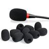 10Pcs Mini Microphone Foam Covers Mic Protector Covers Replacement Headset Windshield Sponge Cover Microphone Cover For Mic