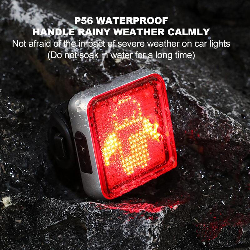 Bicycle taillight Night Riding Rear Bike Light Waterproof Cycling Taillight LED Bicycles Lamp Automatic Sleep Night Cycling Tool CN
