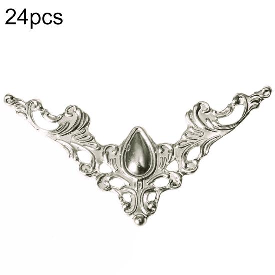 

24 шт., железный футляр для ювелирных изделий, коробка для скрапбукинга, угловой стол, декоративная гвардия, поделки