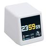 WiFi Clock for Desk Decor, Digital Clock, Wther, Stock Ticker, Photo Slideshow, Multifunctional Touch Manipulation Wther Thermometer, Sy Control
