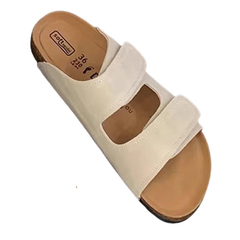 Flats Women Slippers Designer Dress New Shoes Summer Elegant Woman Sandals 2025 Casual Cozy Slides Chanclas De Mujer