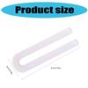 Acrylic Anime Themed Hair Clip Lightweight Shatter Resistant Hairpin Elegant Hair Accessory for Roleplay Enthusiasts