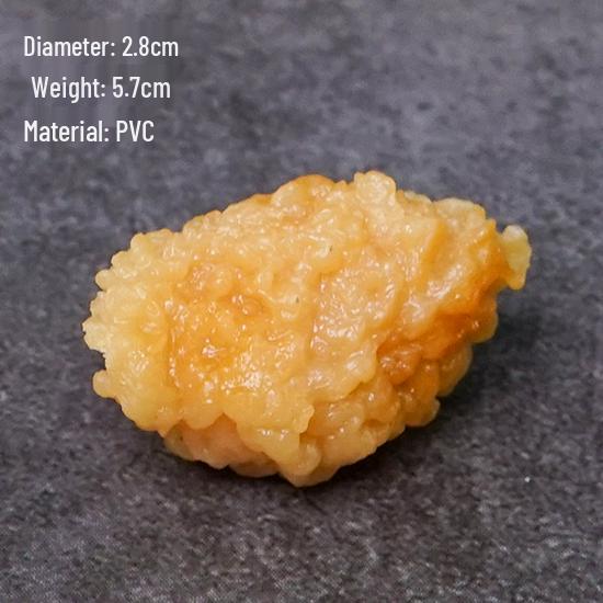Fried Chicken and Snacks Fake Food Model: KFC-Style Props Set with Hamburger, French Fries, and Orleans Chicken Leg