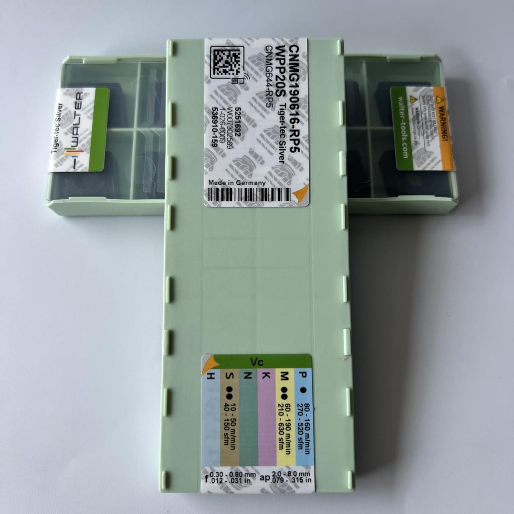 Walter / CNMG190616-RP5 WPP20S / Carbide CNC Blade 10 Pcs