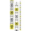 51in Fishing Tape Measure Adhesive Ruler Portable Fish Measurement Tool for Anglers Waterproof Soft Fish Measuring Tape