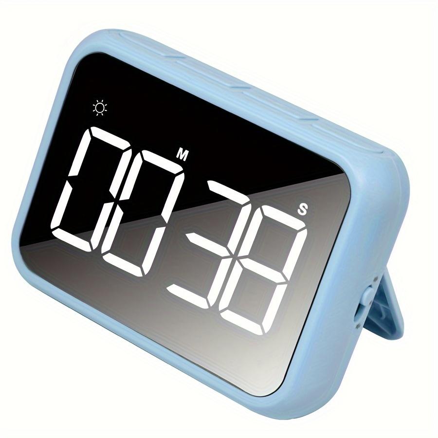 1pc Digital Kitchen Timer, LED Electronic Countdown with Adjustable, Plastic, Battery Operated 3 AAA Not Included, Clear Display for Cooking Learning