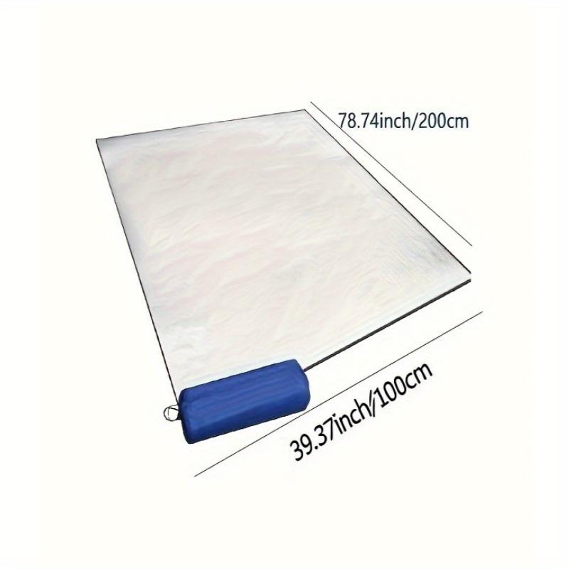 

1pc Aluminum Foil Moisture-Proof Mat - Durable Aluminum + EPE Fabric | Portable Foldable Outdoor Placemats for Camping, Tents & Beach Use 100cm*200cm