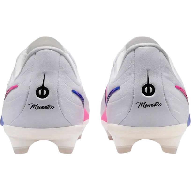 Nike Jr. Tiempo Maestro Academy MG Low GS White Racer Blue Kids Cleats Pink-Blast Black IB5026-146