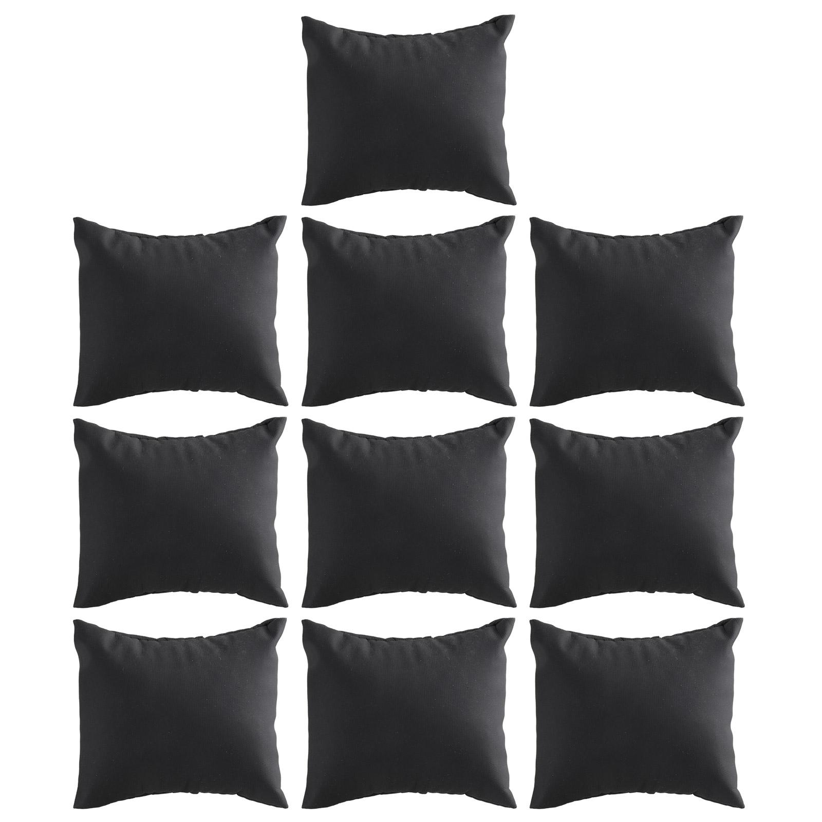 

Set of 10 PU Leather Watch Pillows Bracelet Jewelry Leatherette Display Pillows Soft Jewelry Display Pillows for Jewelry 1 чёрный