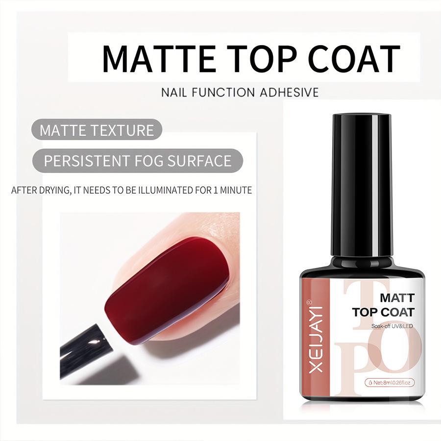Japanese Nail Base & No-Wipe Top Coat Set - Long-Lasting Salon Quality