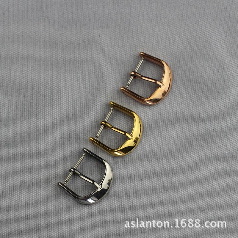 Rose Gold Polished Stainless Steel Universal Watch Band Clasp