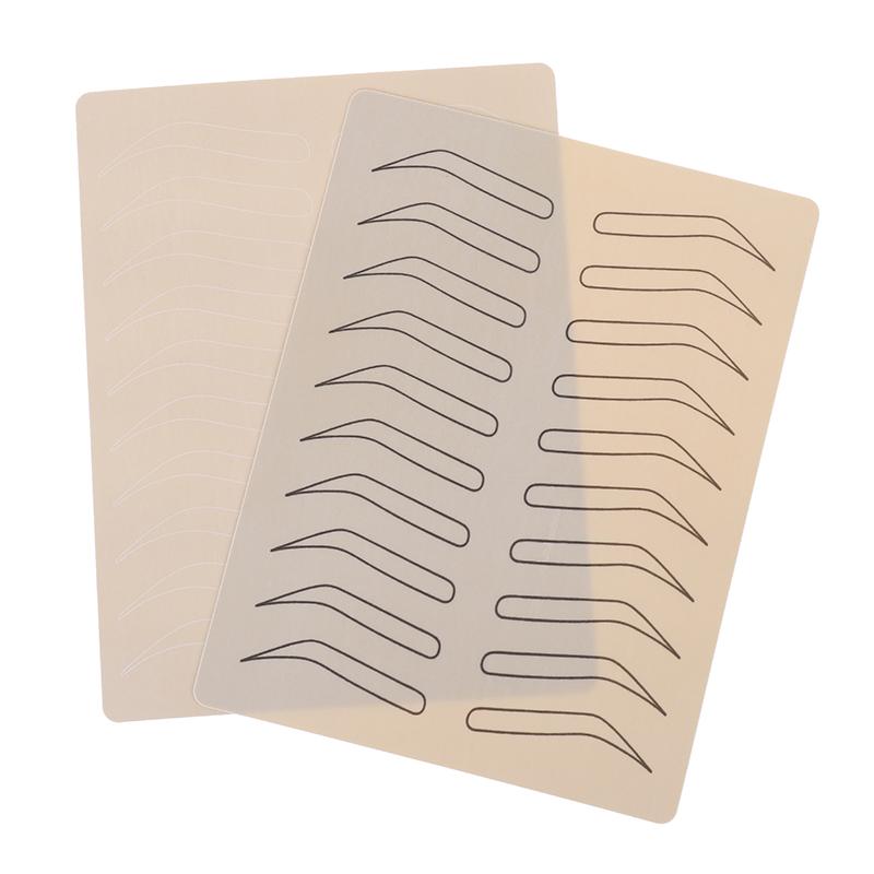 Rubber Tattoo Practice Fake Skin False Eyebrows Tattoo Training Learning 7"X6"