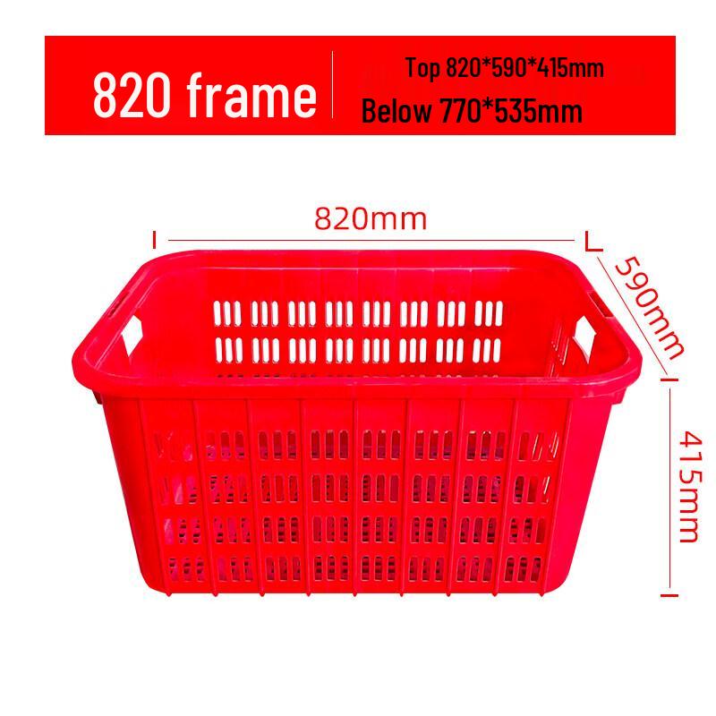Heavy-Duty Stackable Plastic Storage Baskets