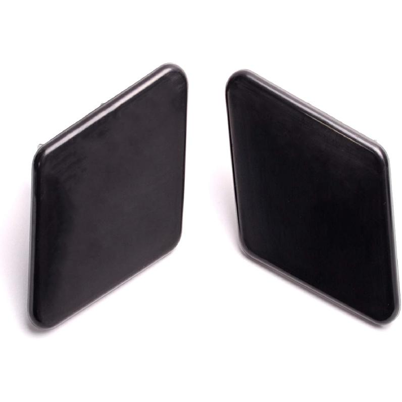 

Front Headlight Washer Cover Nozzle Cap 1 Pair Flat Black 61678031307 61678031308 Compatible With BMW 3 Series E90/E91 2005-2009