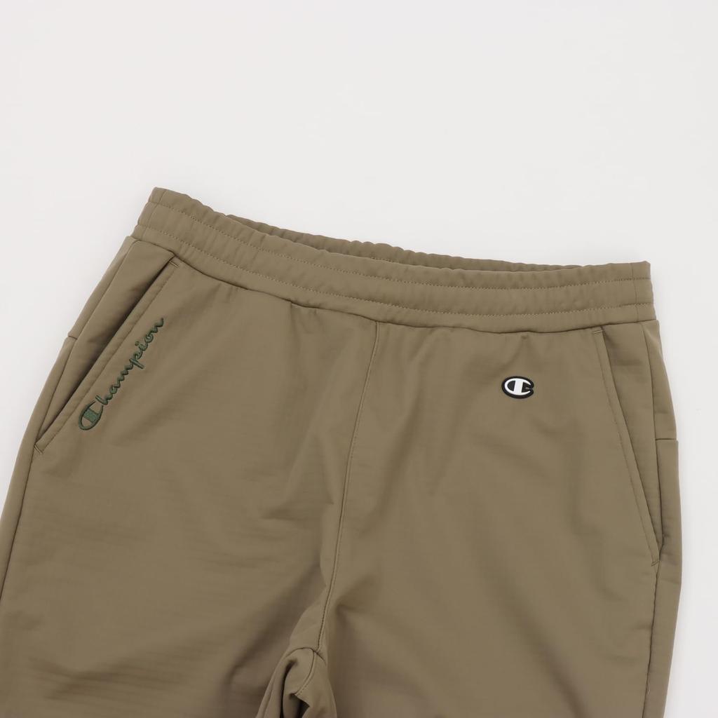 Champion Long with Embroidered for Basic Sports and Training C3-CS211-791-M Pants, Stretch, Warm, Water-Repellent, Windproof, Logo,