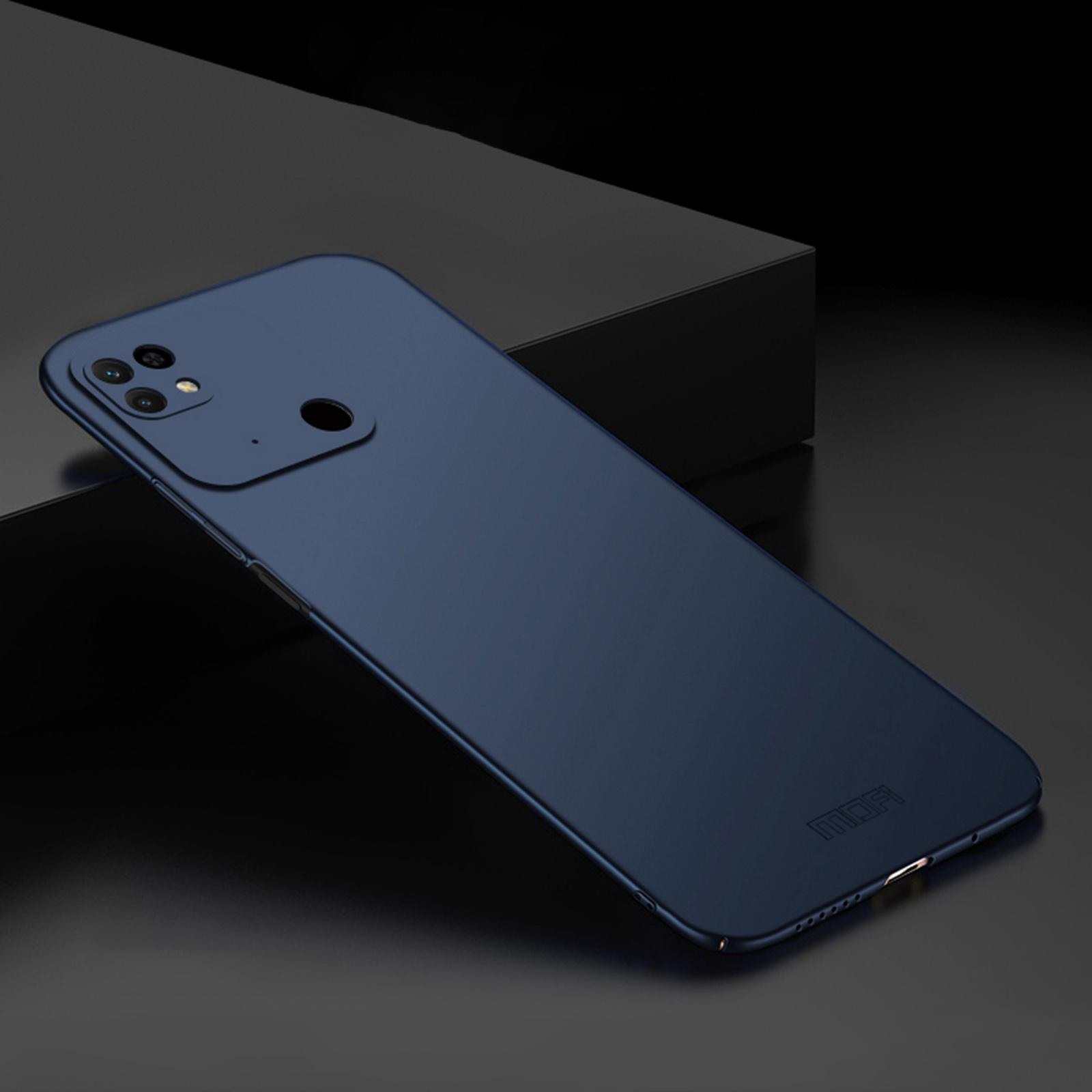 

MOFI JK PC Series-1 Shield for Xiaomi Redmi 10C 4G/Redmi 10 Power Matte Case Hard PC Shockproof Drop Protective Cover with Strap Blue