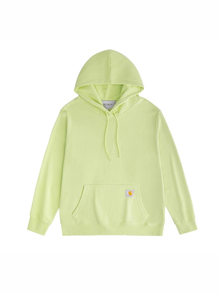 Unisex Classic Solid Color Logo Embroidered Hoodie