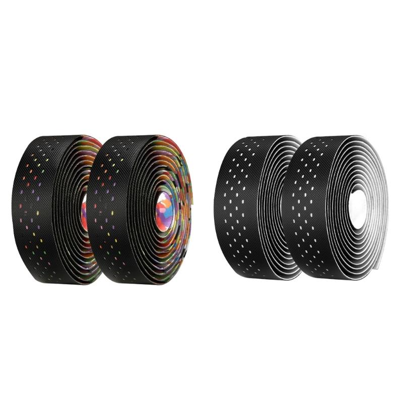 2Pcs Road Bikes Handlebars Tape NonSlip Shock Absorbings Handlebars Tape Cyclings Handle Wrap Cyclings Handlebars Tape